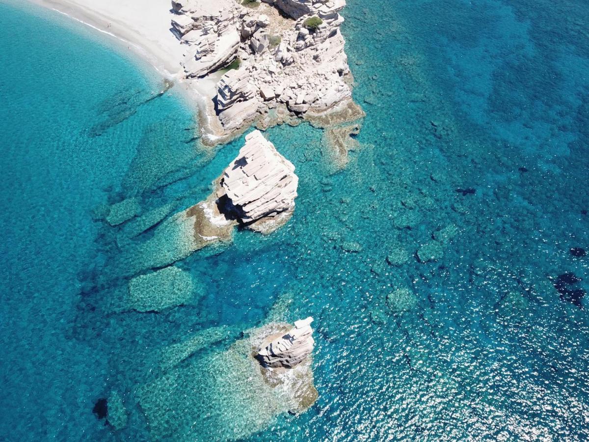 Вилла Petra-Mare 8 Akoumia Экстерьер фото